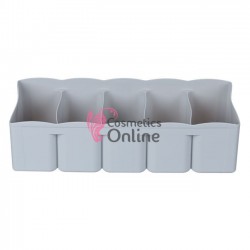 Cosulet pentru depozitare accesorii 016C, cu 5 compartimente Gri art MJ 1210511